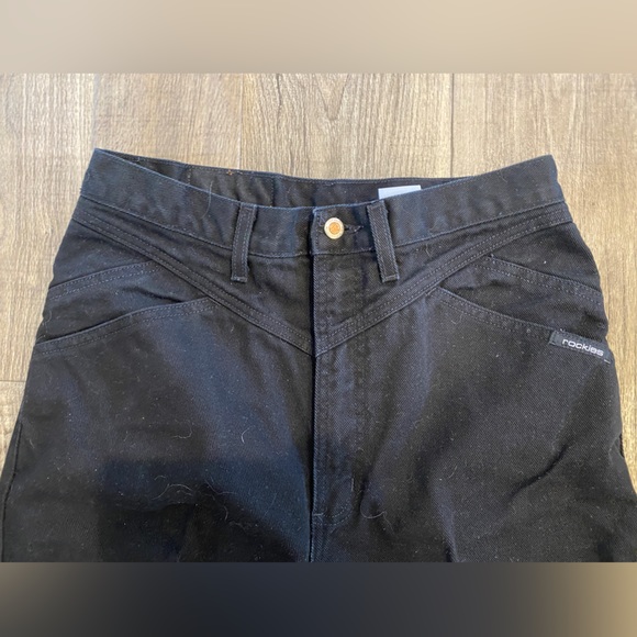 • BLACK ROCKIES • black high waist, Rocky Mountain jeans - Picture 2 of 9